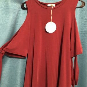Off the shoulder shirt